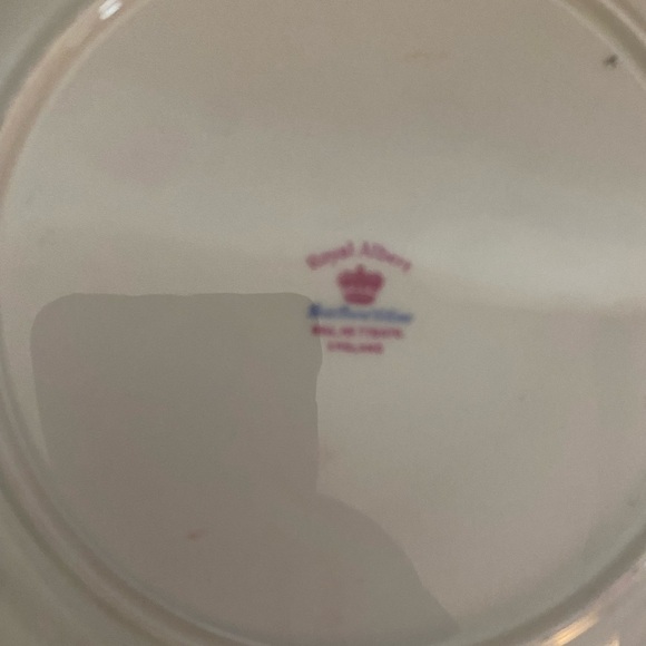 Royal Albert Petit Point Floral Square Salad Plate Crafted In England 9.5” - Picture 10 of 12